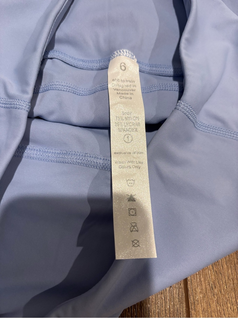lululemon athletica pastel blue flared yoga leggings - Picture 6 of 6